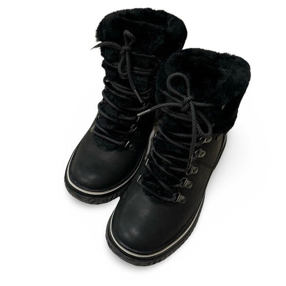 PAJAR Galat Waterproof Insulated Black Leather Winter Boot - Picture 13 of 14